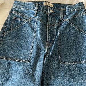 Madewell: The Perfect Vintage Wide-Leg Jean: Patch-Pocket Edition